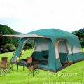 Super Large Space 8-12 Person Two-bedroom and one-living Outdoor Family Glamping Camping Tent